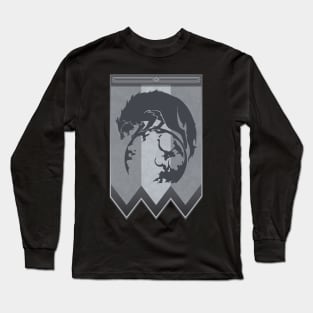 Fire Emblem 3 Houses: Ashen Wolves Banner (Grey) Long Sleeve T-Shirt